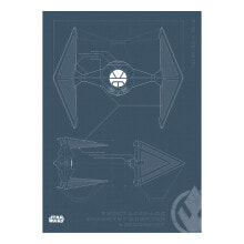 Wandbild Blueprint Sith TIE-Fighter