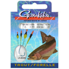 GAMAKATSU Booklet Troutfloat 2030S Tied Hook 0.180 mm