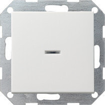 Умные розетки, выключатели и рамки кнопочный переключатель  белый  GIRA 013603