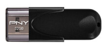 PNY Attaché 4 2.0 32GB USB флеш накопитель USB тип-A Черный FD32GATT4-EF
