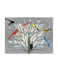 Trademark Global marie Sansone New Winter Tree Canvas Art - 20