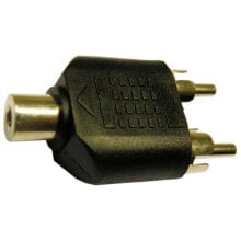 EUROCONNEX 3279 M/F To RCA Jack Adapter splitter 3.5 mm