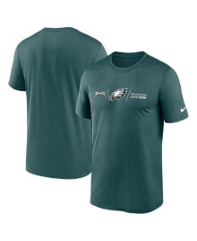 Nike men's Midnight Green Philadelphia Eagles Horizontal Lockup Legend T-shirt