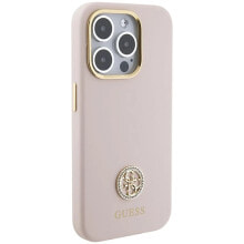 GUESS Guhcp15Lm4Dgpp iPhone 15 Pro 6.1 Jasno Silicone Strass 4G phone case