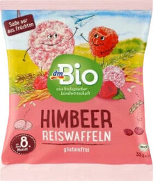 Babysnack Reiswaffeln Himbeere, 35 g