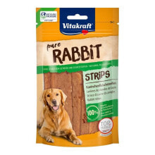 VITAKRAFT Pure Rabbit Strips dog treat 80g