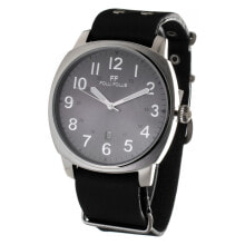 Мужские наручные часы с ремешком Мужские наручные часы с черным кожаным ремешком Folli Follie WT14T0015DFDF2 ( 40 mm)