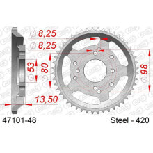 AFAM 47101 Rear Sprocket купить онлайн