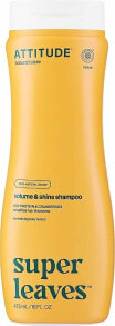 Natürliches Shampoo für mehr Volumen und Glanz - Attitude Super Leaves Shampoo Volume & Shine Soy Protein & Cranberries