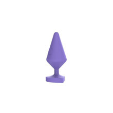 Плаг или анальная пробка CHISA Large Luv Heart Plug Purple Silicone