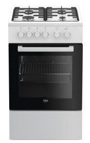 Kitchen stoves bEKO FSS52020DW - Freestanding cooker - White - Buttons,Rotary - Front - Gas - 4 zone(s)