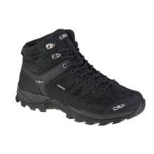 Спортивная одежда, обувь и аксессуары мужские ботинки спортивные треккинговые черные замшевые высокие демисезонные CMP Rigel Mid M 3Q12947-72YF shoes