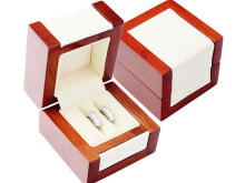 Light wooden box for rings or earrings DN-2/NA/A20