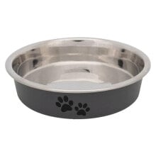 TRIXIE 250ml Short Nose Cat Stainless Steel Bowl