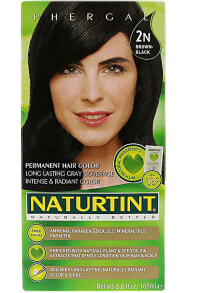 Краска для волос Naturtint Permanent Hair Color 2N Brown - Black Стойкая безаммиачная краска для волос Коричневый - Черный 165 мл