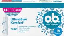 Купить гигиенические прокладки и тампоны o.b.: Tampons ProComfort Mini, 16 St