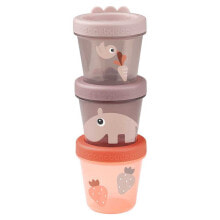 DONE BY DEER Baby Food Container 3-Pack Ozzo