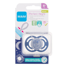 MAM Perfect Night Silicone Pacifier 6m+ Hares 1 St. schnuller für Kinder