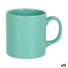 Чашка Зеленый 300 ml Керамика (12 штук)