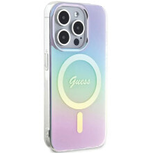 GUESS Guhmp15Lhitsu iPhone 15 Pro 6.1 Fioletowy Iml Iridescent phone case