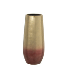 Floor vase Alexandra House Living Golden Ceramic 24 x 24 x 58 cm