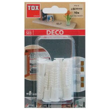 TOX 016700081 4AS-K DECO 10x66 mm Universal Plugs 6 Units