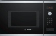Bosch Serie 4 BFL553MS0 микроволновая печь Встроенный Комбинированная микроволновая печь 25 L 900 W Черный, Нержавеющая сталь