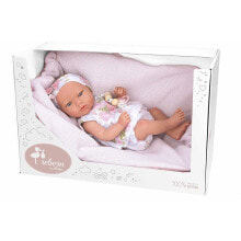 MUÑECAS ARIAS Inna 38 cm With Vinyl Body And Blanket Weighted baby doll