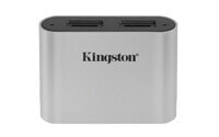 Kingston Workflow microSD Reader - MicroSD (TransFlash) - Black - Silver - USB 3.2 Gen 1 (3.1 Gen 1) Type-C - Windows 10 - Windows 10 Education - Windows 10 Education x64 - Windows 10 Enterprise - Windows 10... - Mac OS X 10.10 Yosemite - Mac OS X 10.11 E