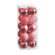 Ёлочные шарики Красный 5 x 5 x 5 cm (20 штук)