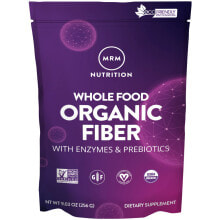 Клетчатка mRM Nutrition Whole Food Organic Fiber Безглютеновая цельнопищевая органическая клетчатка с ферментами и пребиотиками  256 г