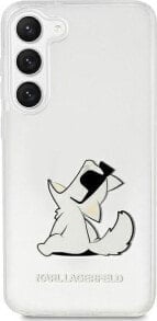 Karl Lagerfeld Etui Karl Lagerfeld KLHCS23SCFNRC Samsung Galaxy S23 transparent hardcase Choupette Fun