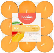 Teelicht-Set Mango, 18 x 4H - Bolsius Mango Candle