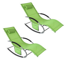 Sun beds and deck chairs