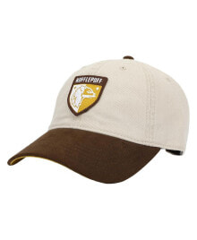 Купить мужские головные уборы Harry Potter: Men's Hufflepuff Crest White Dad Hat