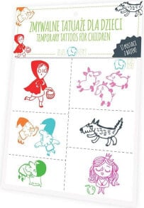Zuzu Toys Zmywalne tatuaże dla dzieci - Postaci z bajek - 145656