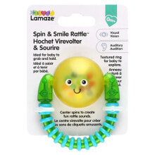 Купить средства гигиены полости рта для детей Lamaze: Spin & Smile Rattle, 0+ Months, 1 Count