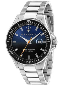 Мужские наручные часы с браслетом наручные часы Maserati R8853140001 Sfida mens watch 44mm 10ATM
