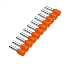 Cimco 18 4480 Aderendhülse 0.50 mm² Teilisoliert Orange 500 St.