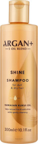 Reparierendes Shampoo mit Arganöl für stumpfes und trockenes Haar - Argan+ Shine Shampoo Hawaiian Kukui Oil