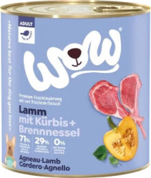 Nassfutter Hund Lamm, Kürbis & Brennnessel, Adult, 800 g