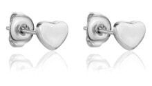 Ювелирные серьги Gentle stone steel earrings Heart VE1122S