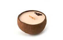 Candle in coconut - Coffee Mocha scent