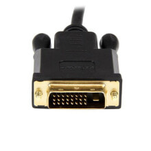 DisplayPort to DVI Adapter Startech DP2DVIMM3BS Black 90 cm