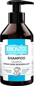 Haarshampoo mit Keratin und Seide - Biovax Keratin + Silk Shampoo