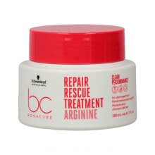 Маски и сыворотки для волос schwarzkopf Bonacure Repair Rescue Arginina Treatment Восстанавливающая маска с аргинином для поврежденных волос 200 мл