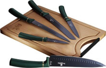 Набор ножей с разделочной доской Berlinger Haus EMERALD BH-2551 6 предметов