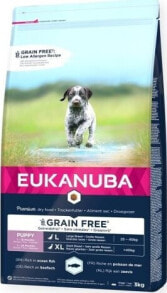 EUKANUBA EUKANUBA Szczenie duża rasa bez zbóż ryba oceaniczna - sucha karma dla psa - 3 kg