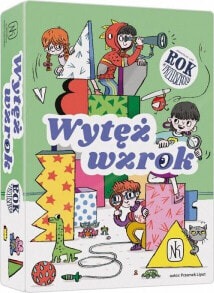 Купить настольные игры для компании Nasza Księgarnia: Nasza Księgarnia Gra planszowa Wytęż wzrok Rok w przedszkolu