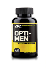 Витамины и БАДы для мужчин optimum Nutrition Opti-Men Мужской мультивитаминный комплекс для клеточной энергии, ускорения метаболизма и укрепления иммунитета 240 таблеток